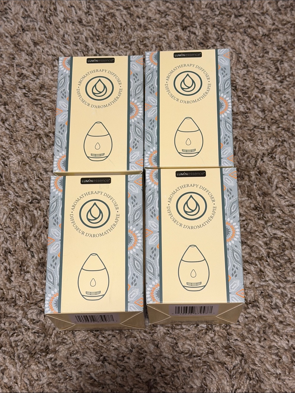 Yellow Aromatherapy Diffuser - Pack of 4